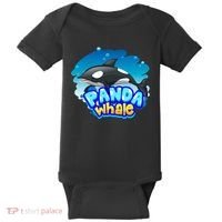 Panda Whale Baby Bodysuit thumb 0