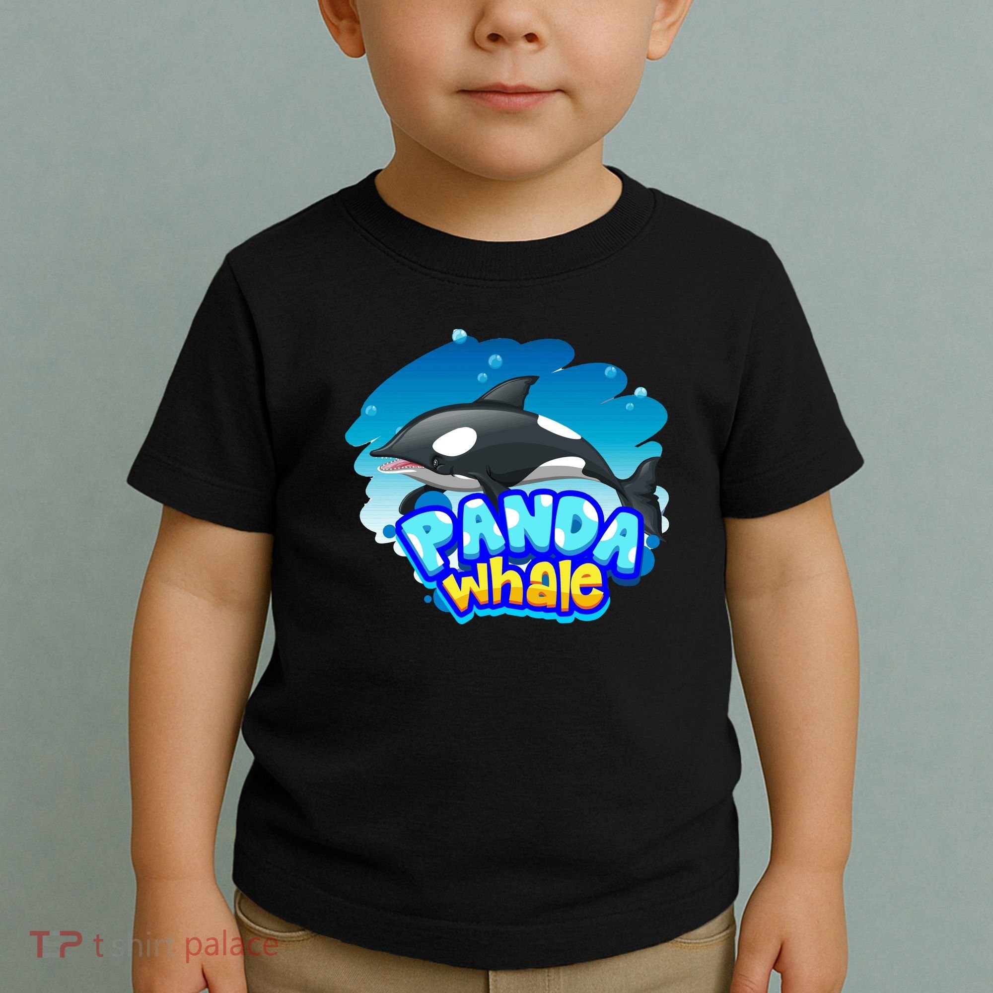Panda Whale Toddler T-Shirt