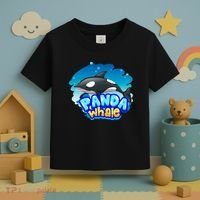 Panda Whale Toddler T-Shirt thumb 3