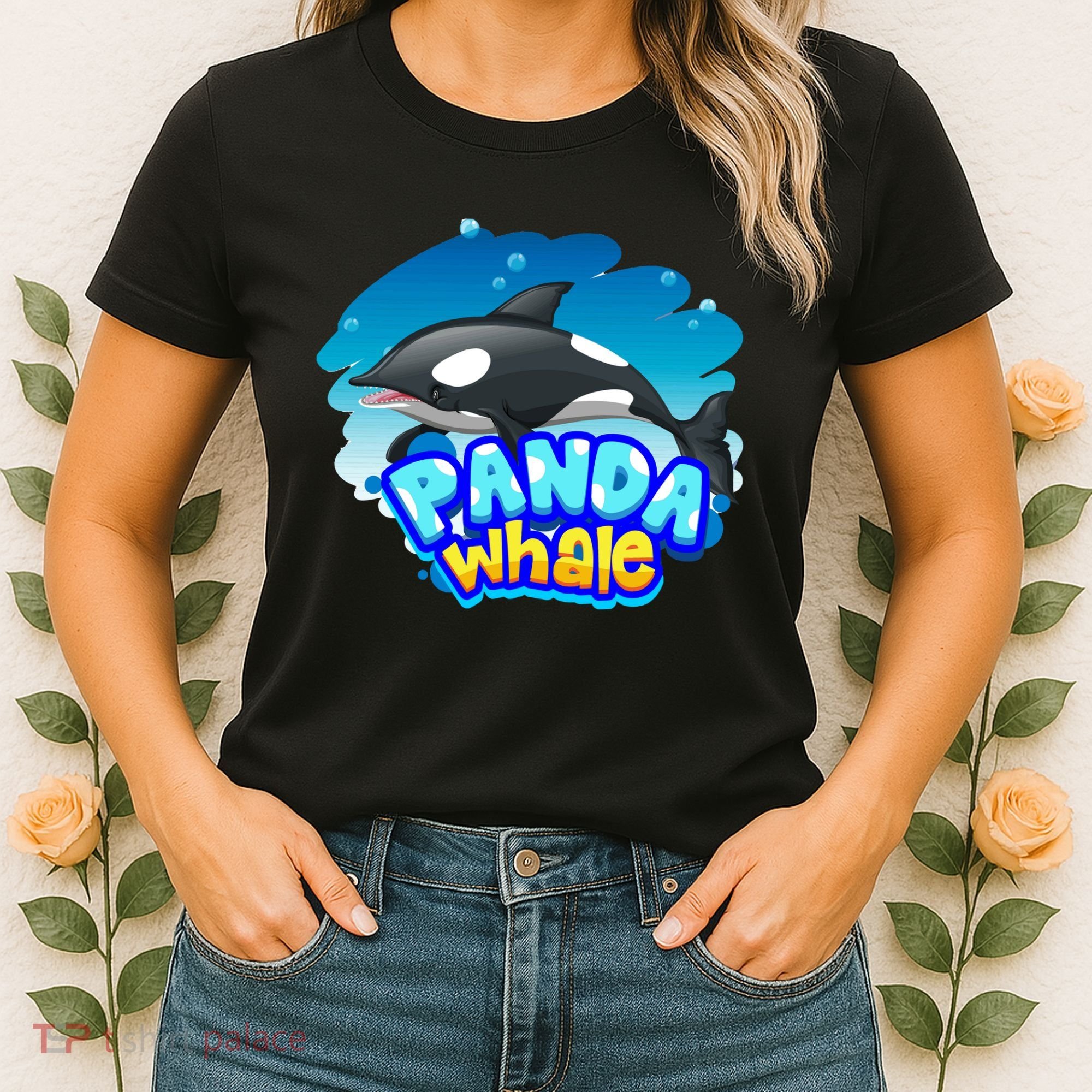 Panda Whale Women's T-Shirt