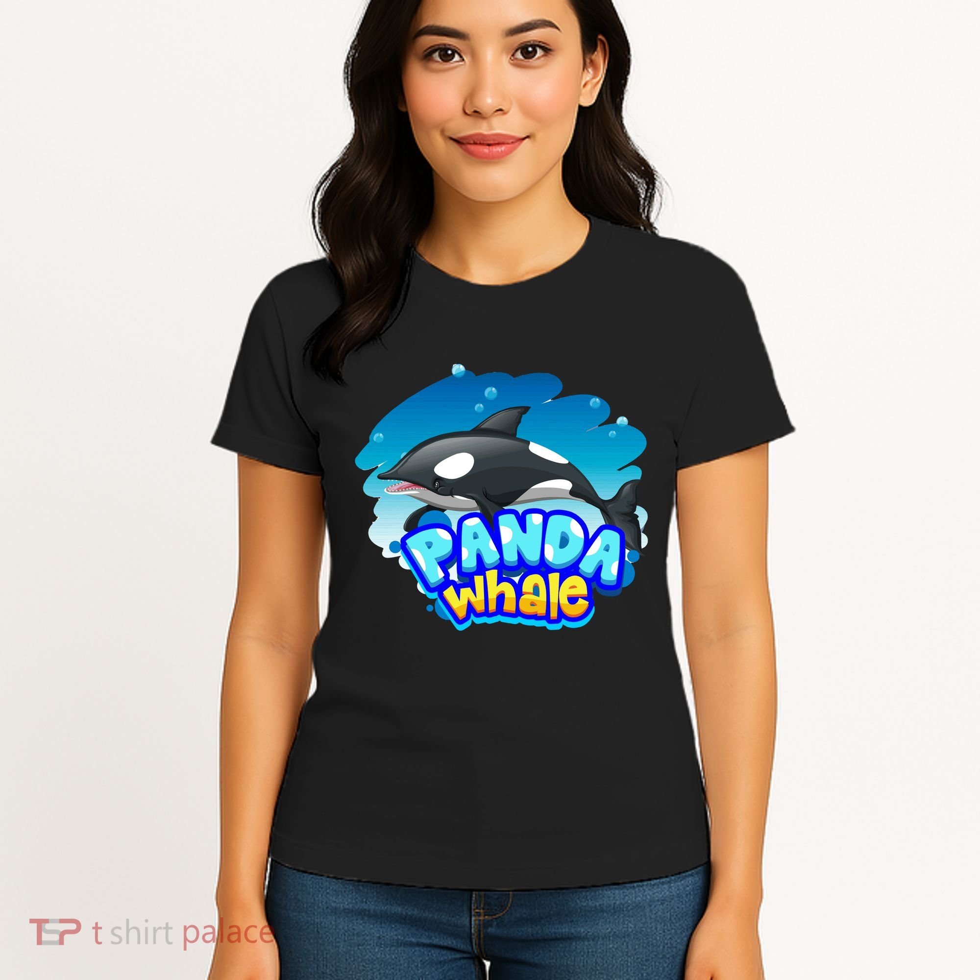 Panda Whale Women's T-Shirt