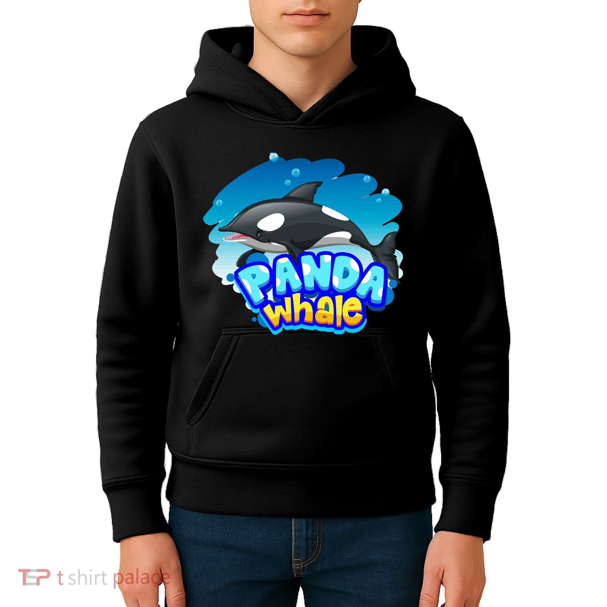 Panda Whale Kids Hoodie