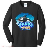 Panda Whale Kids Long Sleeve Shirt thumb 0