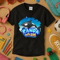 Panda Whale Kids T-Shirt thumb 3
