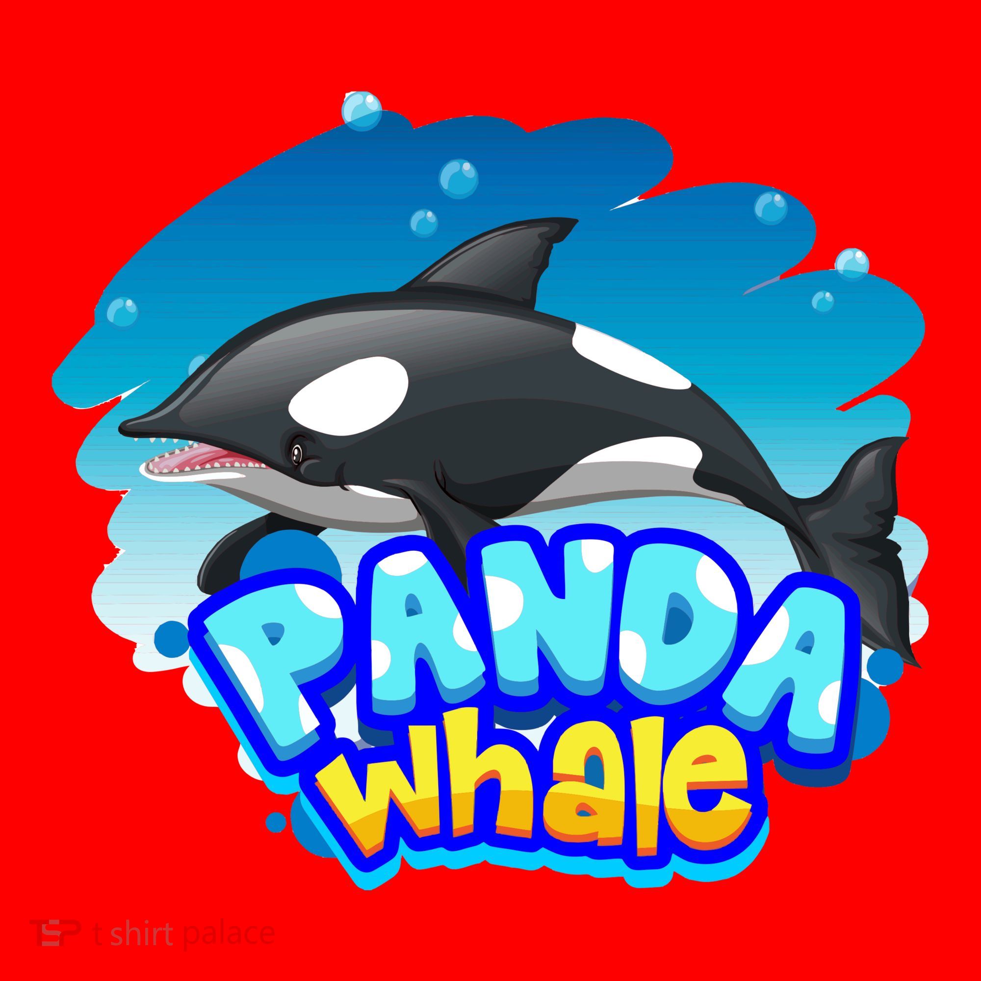 Panda Whale Santa Hat