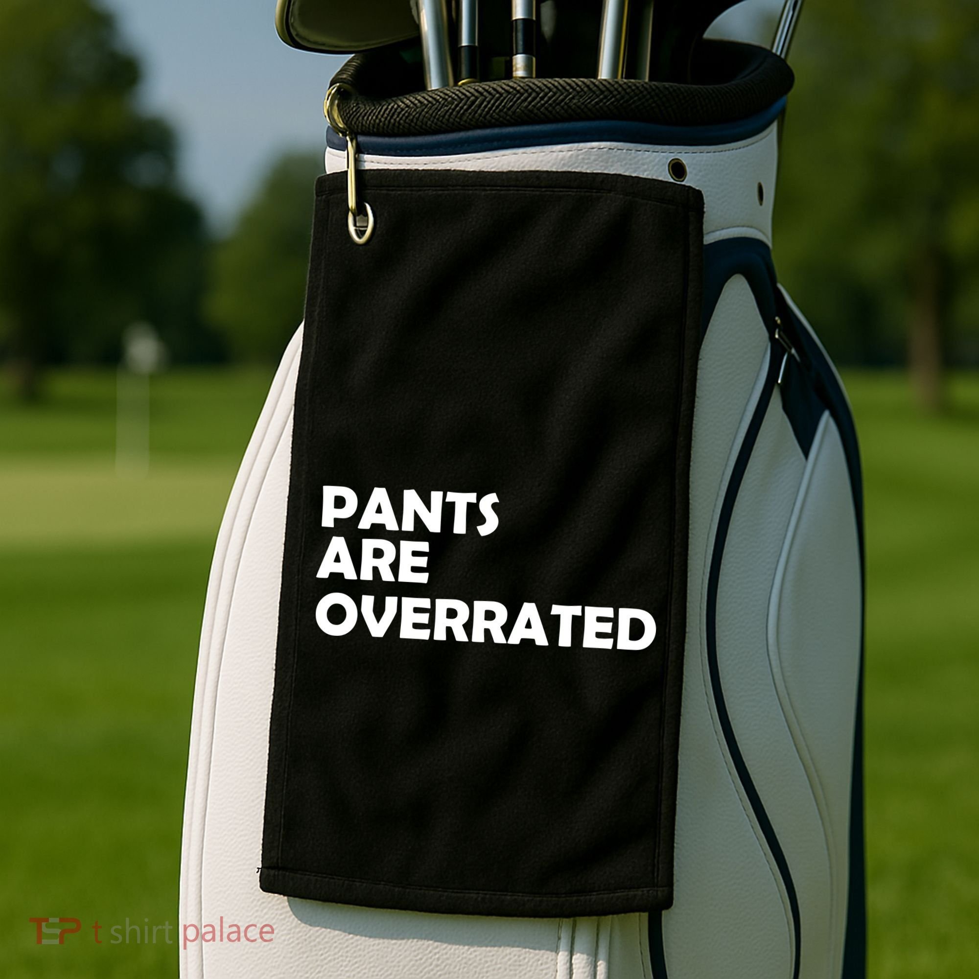 Pants Are Overrated Golf Towel