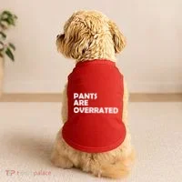 Pants Are Overrated Doggie Tank thumb 2