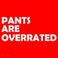 Pants Are Overrated Doggie Tank thumb 4