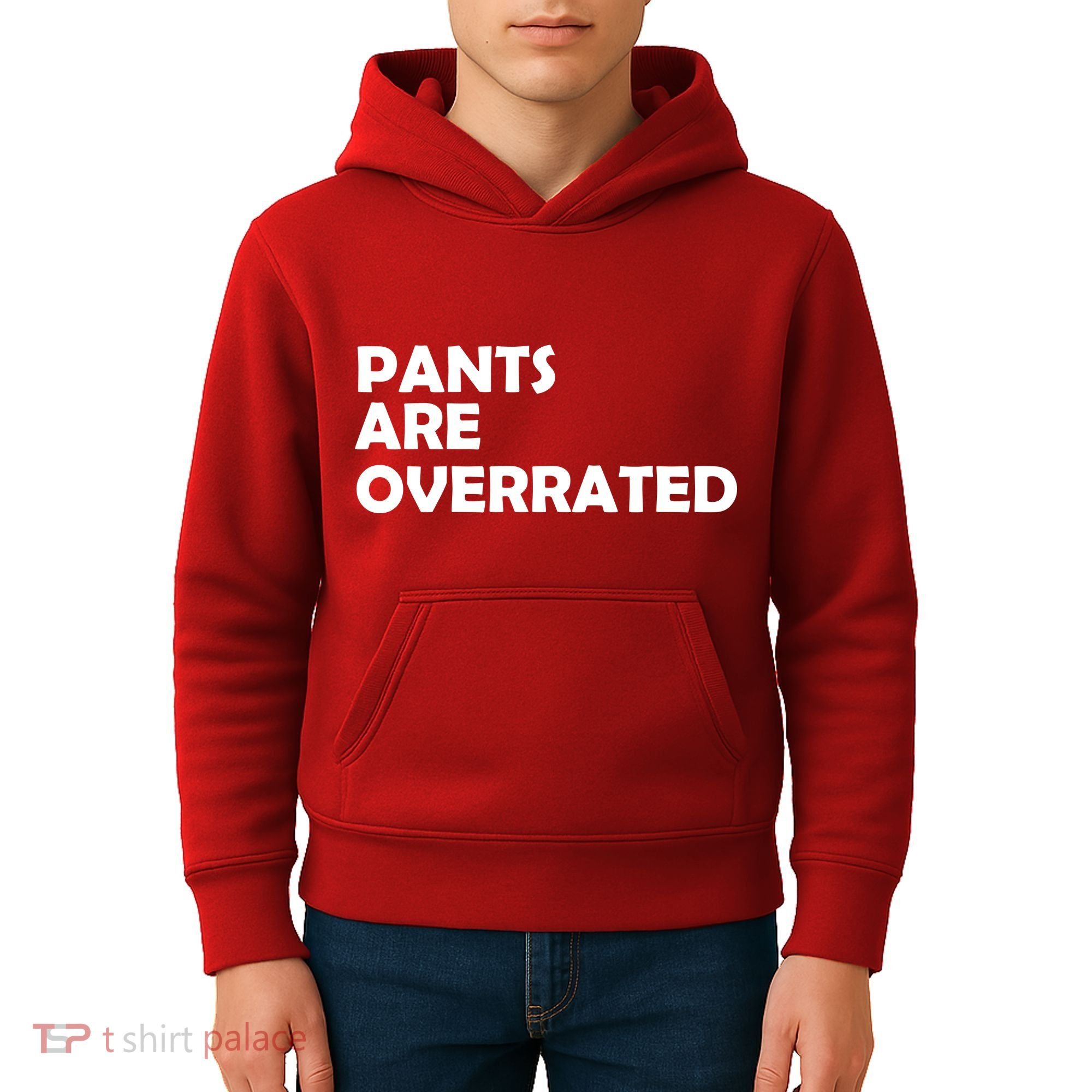 Pants Are Overrated Kids Hoodie