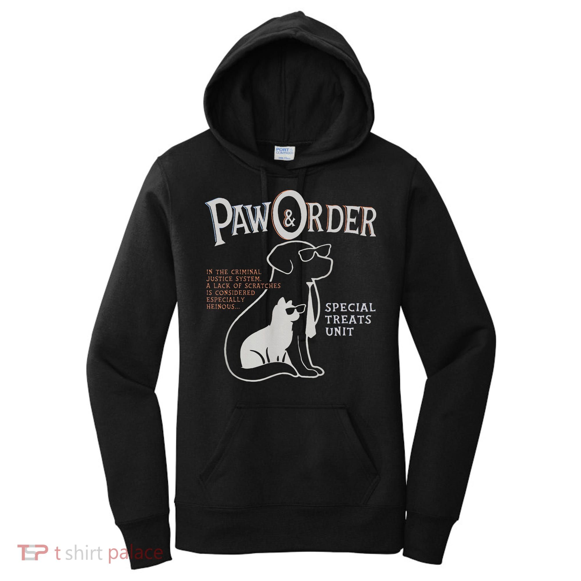 Paw And Order Special Feline Unit Pets Training Dog Cat Women's Hoodie