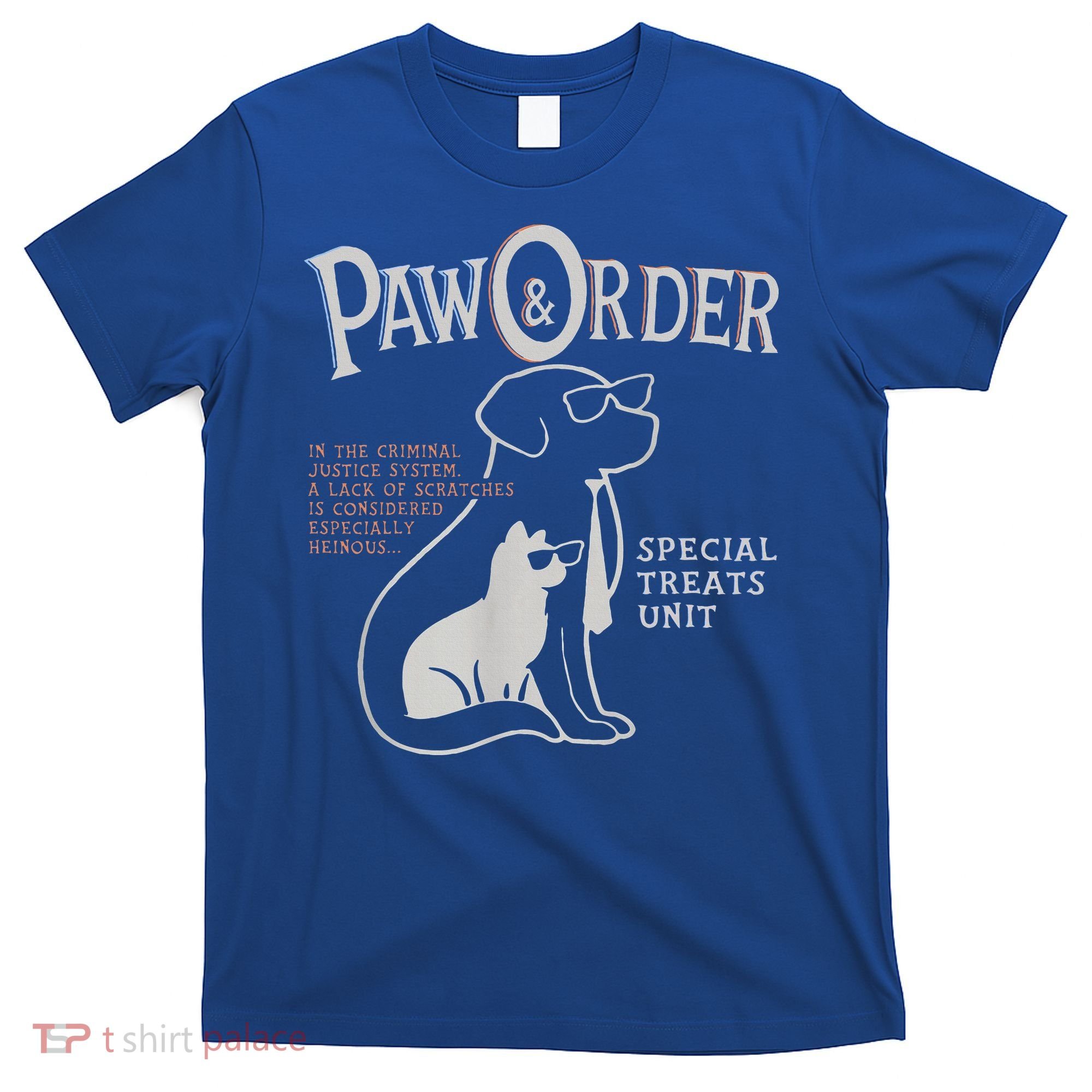 Paw And Order Special Feline Unit Pets Training Dog Cat T-Shirt