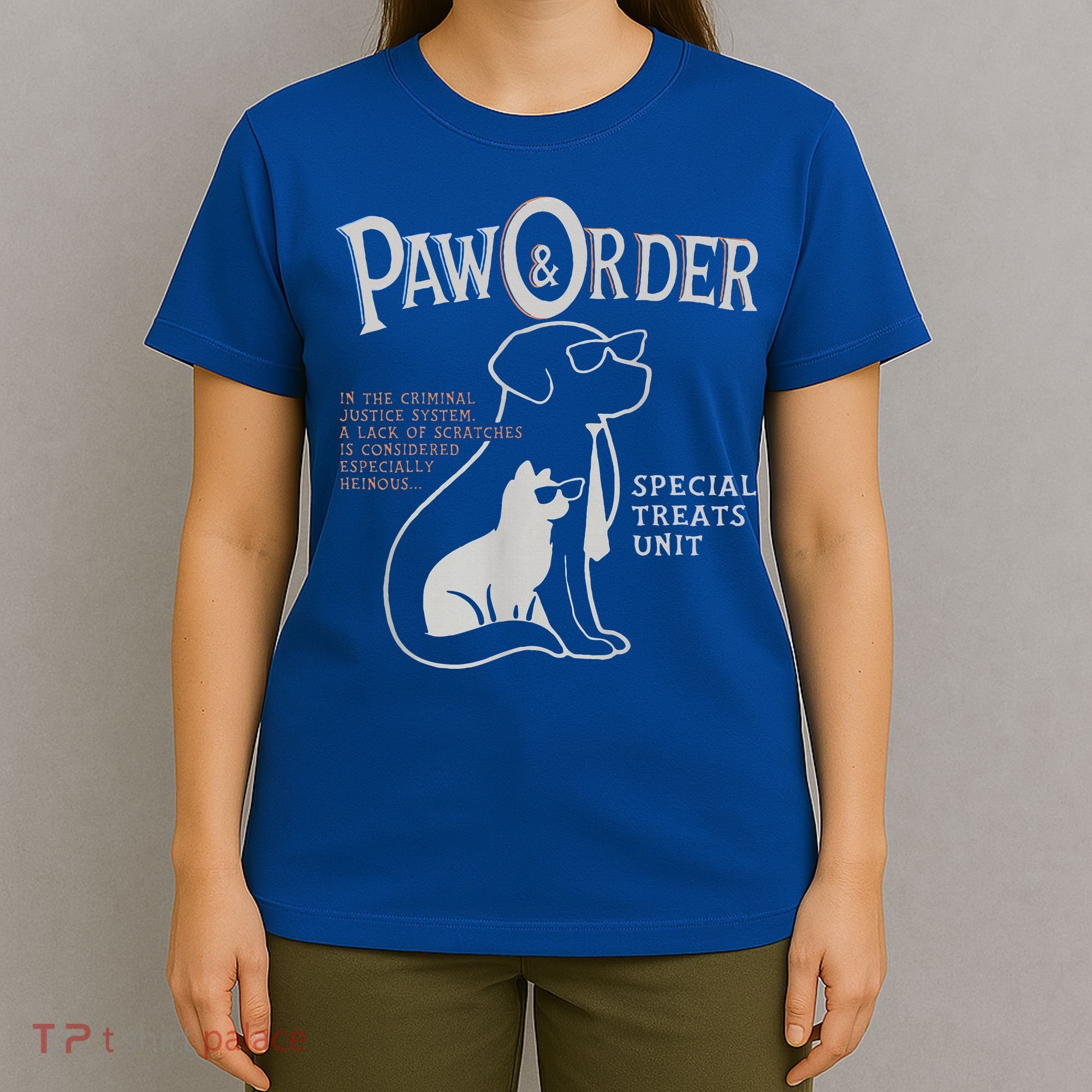 Paw And Order Special Feline Unit Pets Training Dog Cat T-Shirt