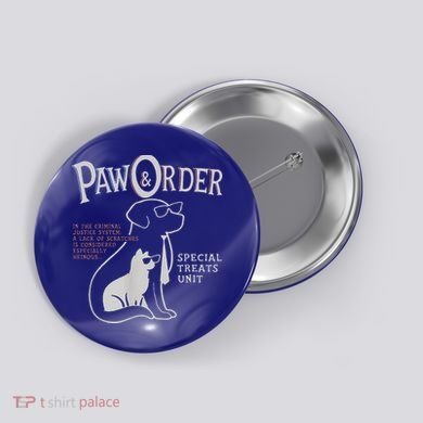 Paw And Order Special Feline Unit Pets Training Dog Cat Button