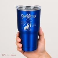 Paw And Order Special Feline Unit Pets Training Dog Cat Tumbler thumb 2