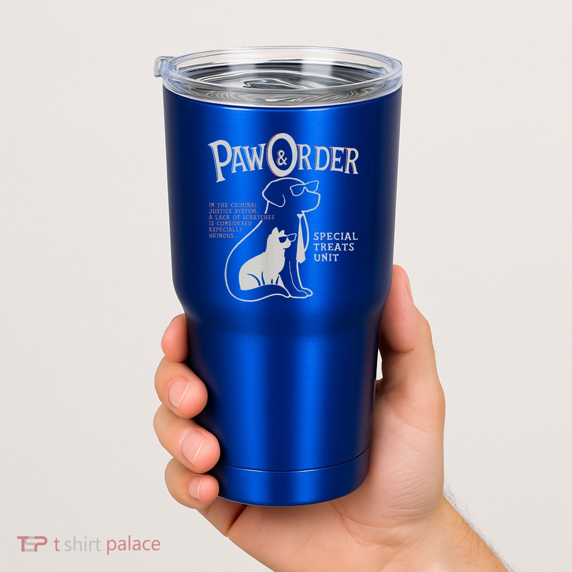 Paw And Order Special Feline Unit Pets Training Dog Cat Tumbler