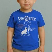 Paw And Order Special Feline Unit Pets Training Dog Cat Toddler T-Shirt thumb 2