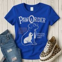 Paw And Order Special Feline Unit Pets Training Dog Cat Women's T-Shirt thumb 3