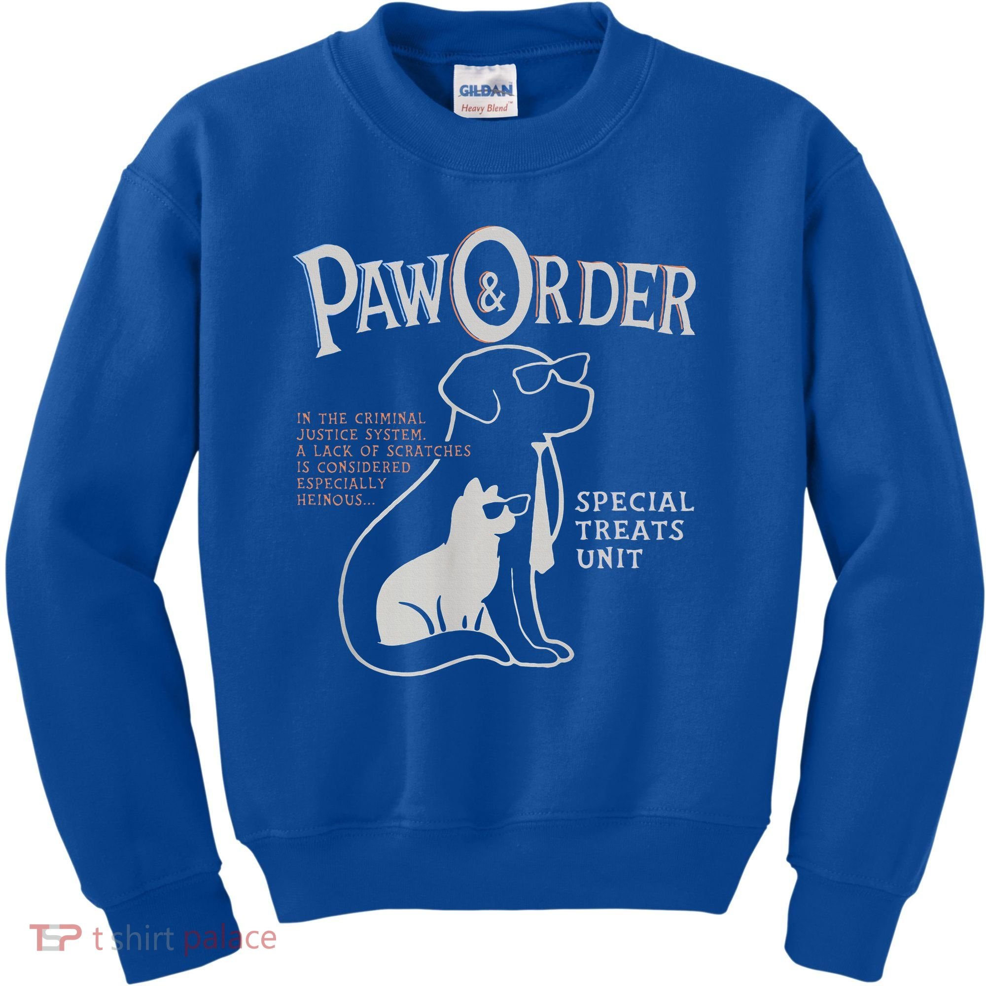 Paw And Order Special Feline Unit Pets Training Dog Cat Kids Sweatshirt