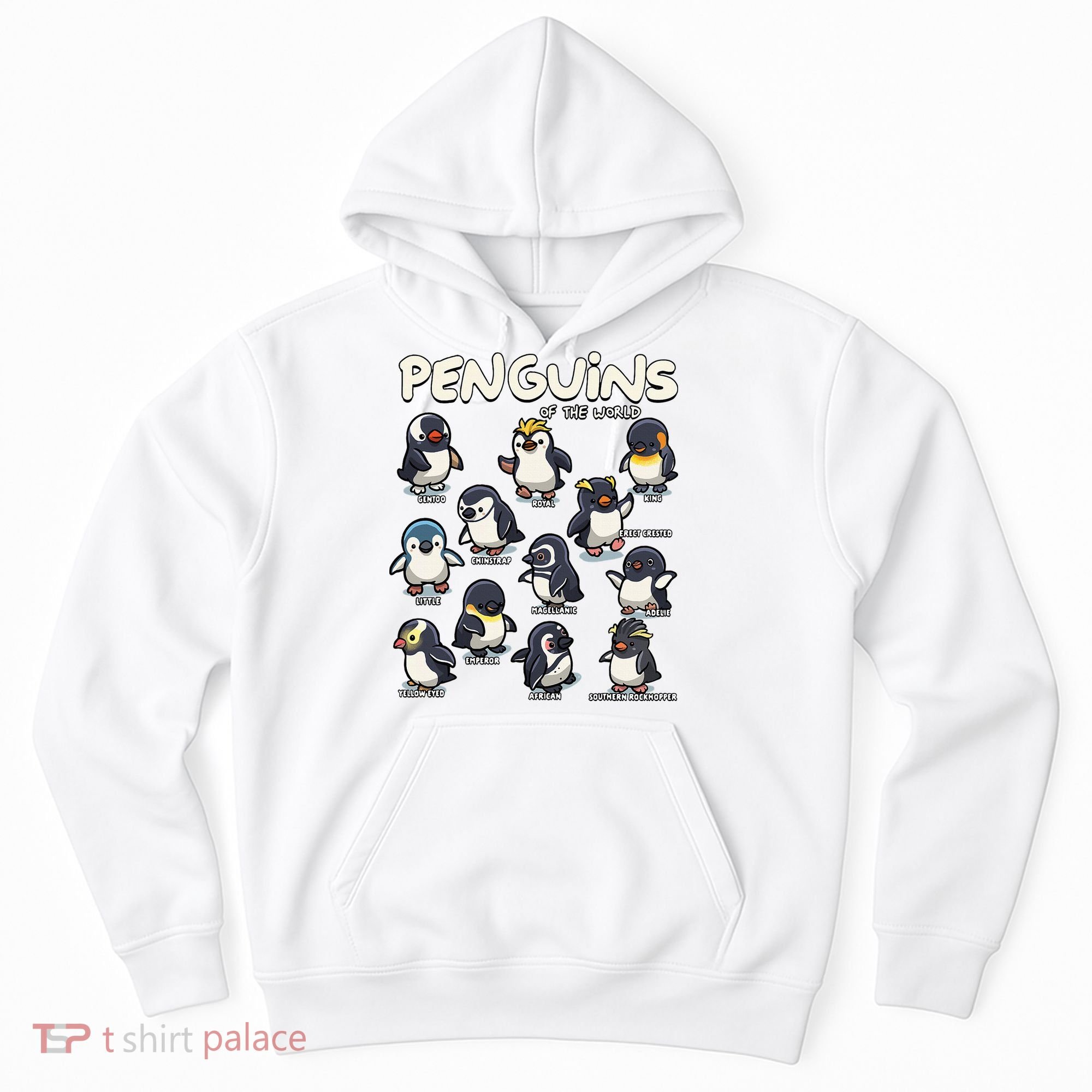 Penguins Animals Of The World Penguin Lovers Hoodie