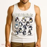 Penguins Animals Of The World Penguin Lovers Tank Top thumb 3