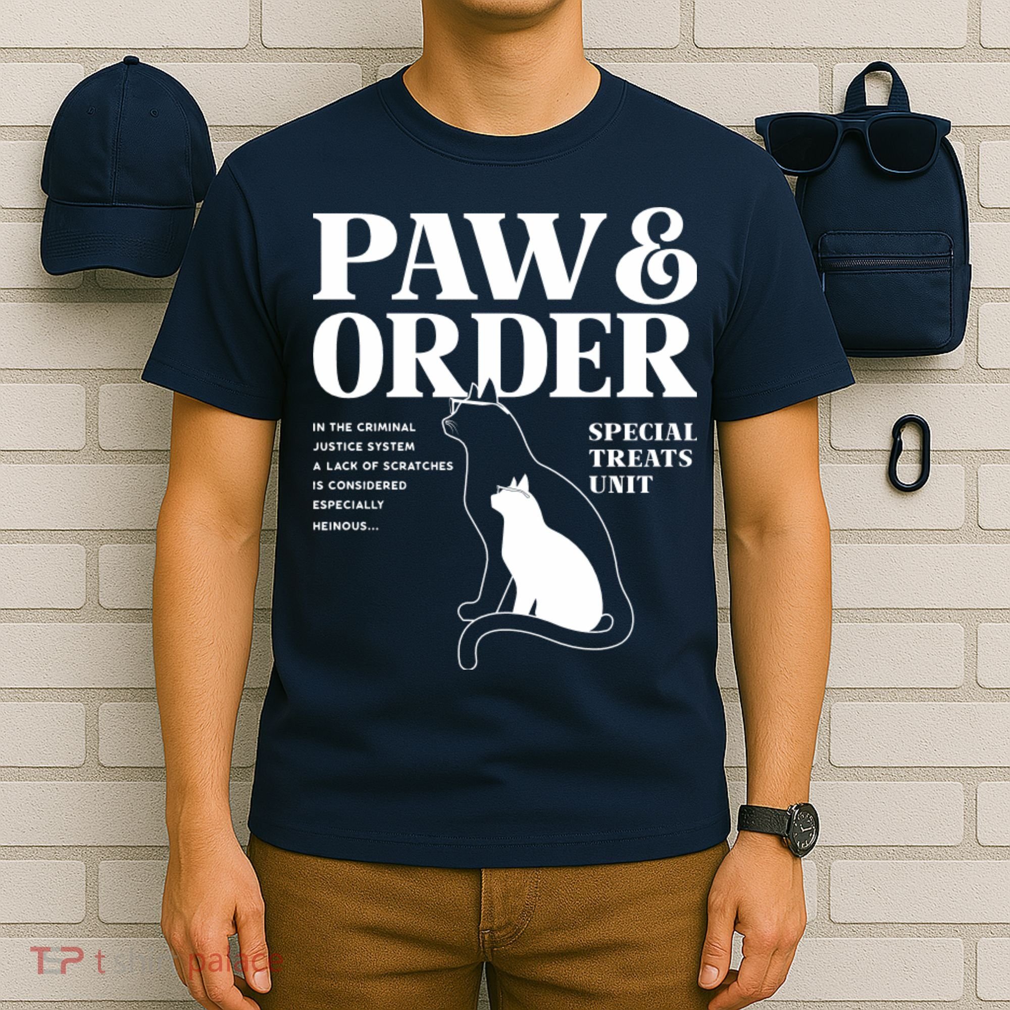 Paw And Order Cats Special Treat Unit Gift For Pet Lover T-Shirt
