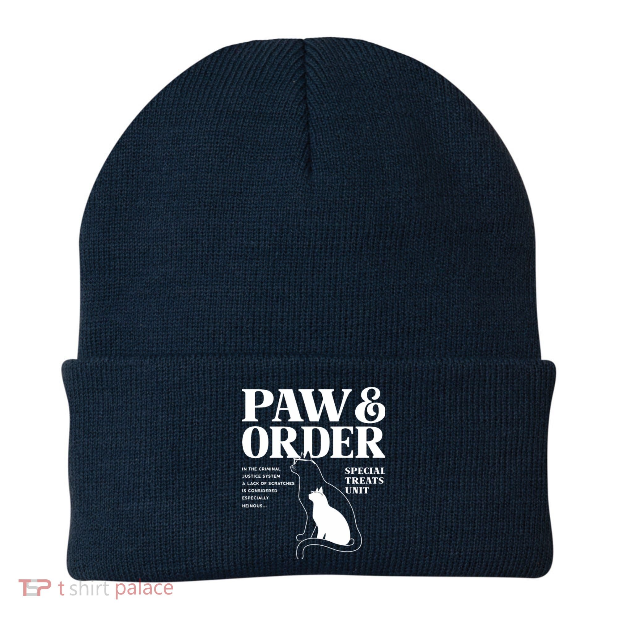 Paw And Order Cats Special Treat Unit Gift For Pet Lover Beanie