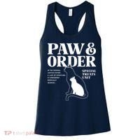 Paw And Order Cats Special Treat Unit Gift For Pet Lover Women's Tank Top thumb 0