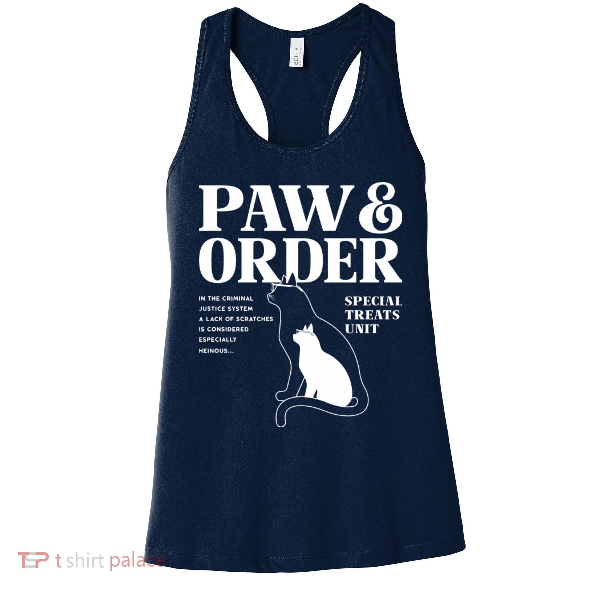 Paw And Order Cats Special Treat Unit Gift For Pet Lover Women's Tank Top