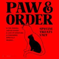 Paw And Order Cats Special Treat Unit Gift For Pet Lover Santa Hat thumb 1