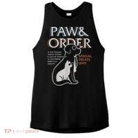 Paw and Order Special Training Dog And Cat Ladies PosiCharge Tri-Blend Wicking Tank thumb 0