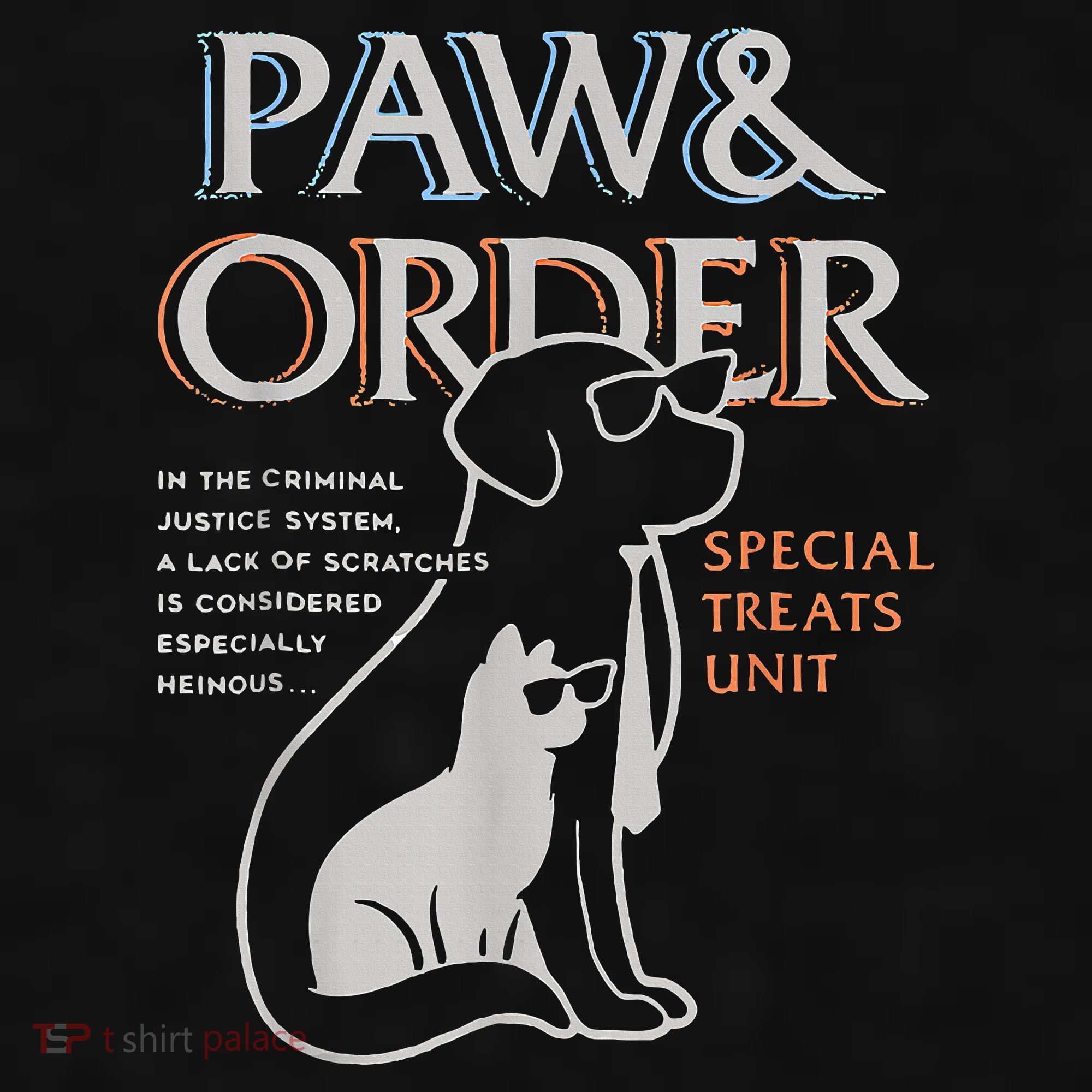 Paw and Order Special Training Dog And Cat Ladies PosiCharge Tri-Blend Wicking Tank
