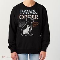 Paw and Order Special Training Dog And Cat Women's Sweatshirt thumb 0