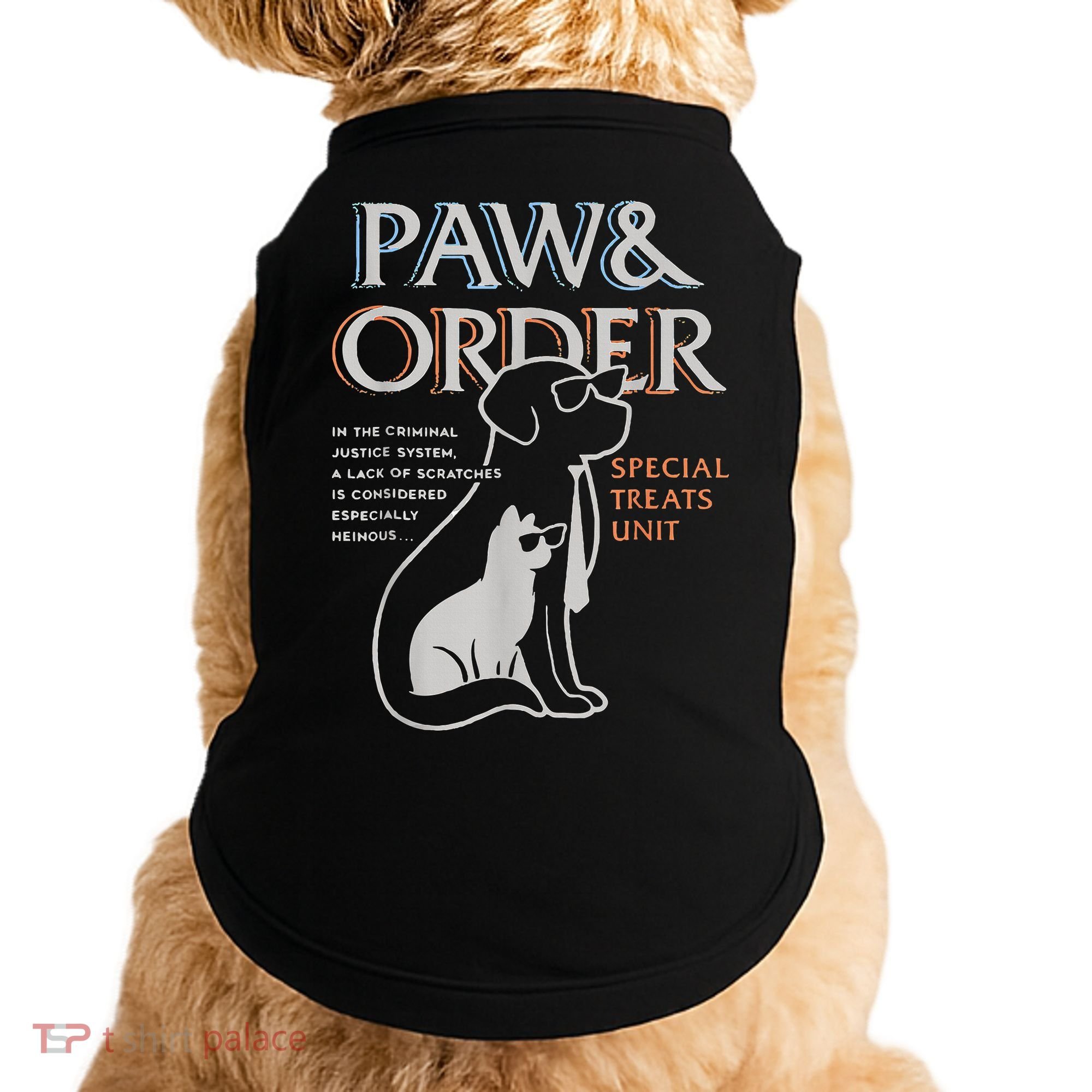 Paw and Order Special Training Dog And Cat Doggie Tank
