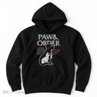 Paw and Order Special Training Dog And Cat Hoodie thumb 0