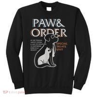 Paw and Order Special Training Dog And Cat Sweatshirt thumb 0