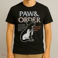 Paw and Order Special Training Dog And Cat T-Shirt thumb 3