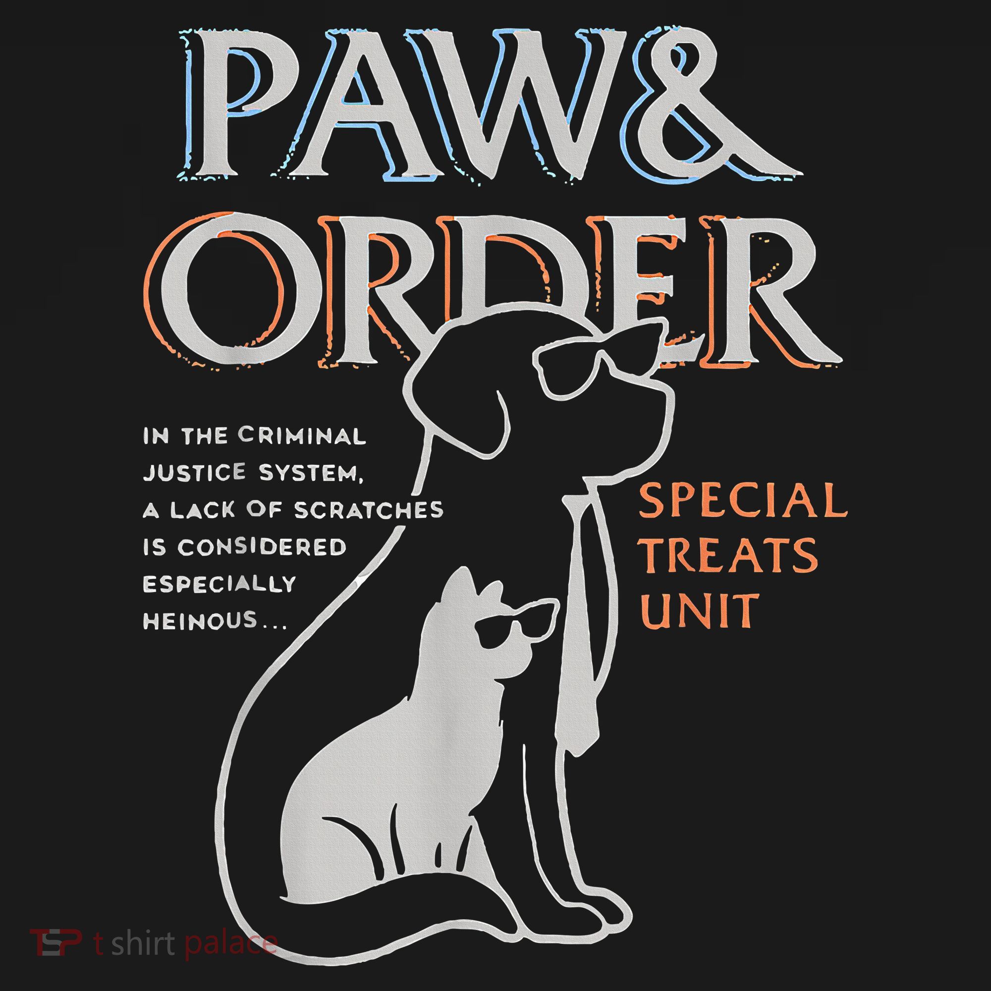 Paw and Order Special Training Dog And Cat T-Shirt