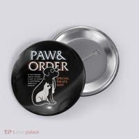 Paw and Order Special Training Dog And Cat Button thumb 0