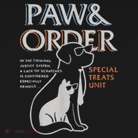 Paw and Order Special Training Dog And Cat Women's Hoodie thumb 2
