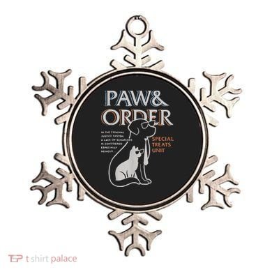 Paw and Order Special Training Dog And Cat Ornament