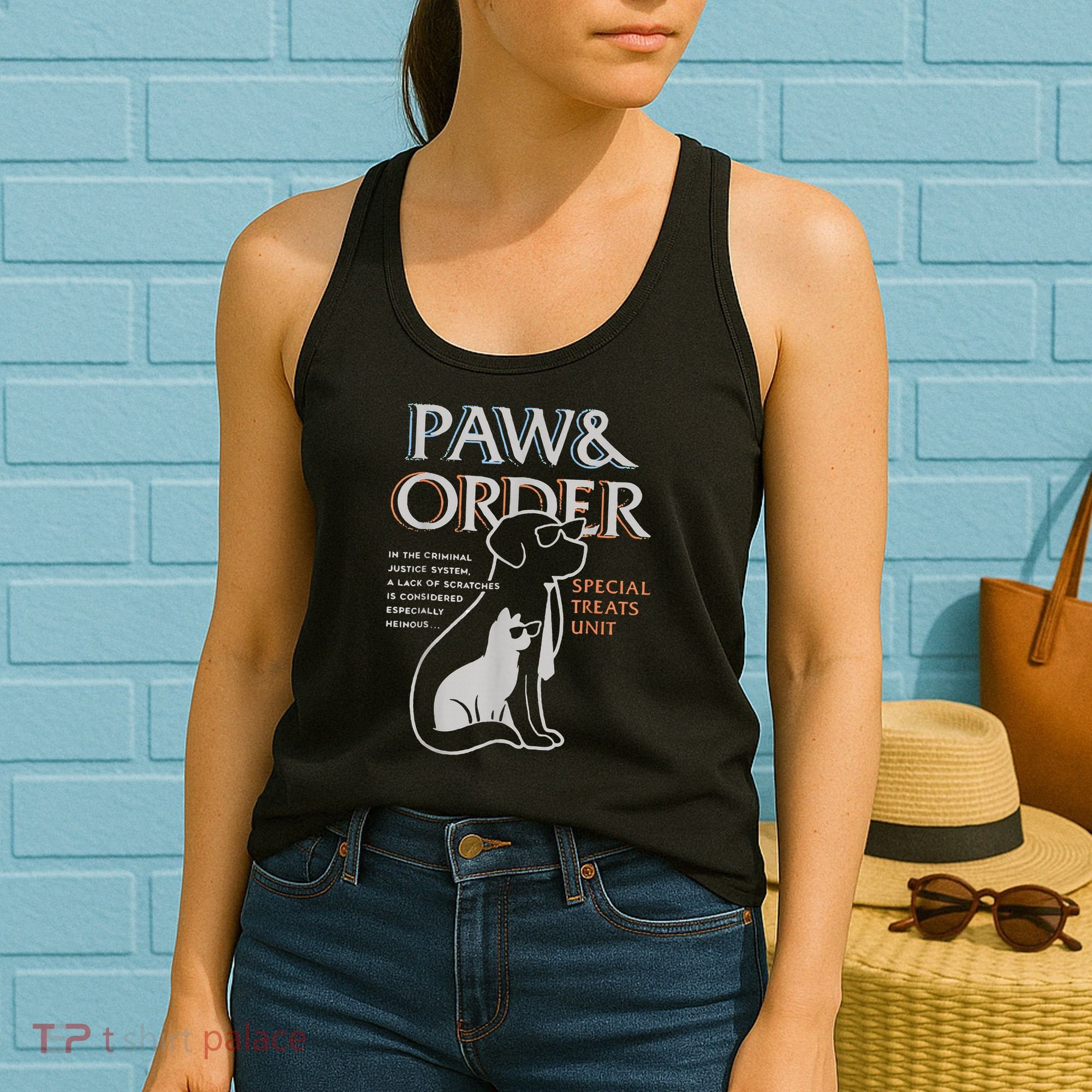 Paw and Order Special Training Dog And Cat Women's Tank Top