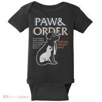 Paw and Order Special Training Dog And Cat Baby Bodysuit thumb 0