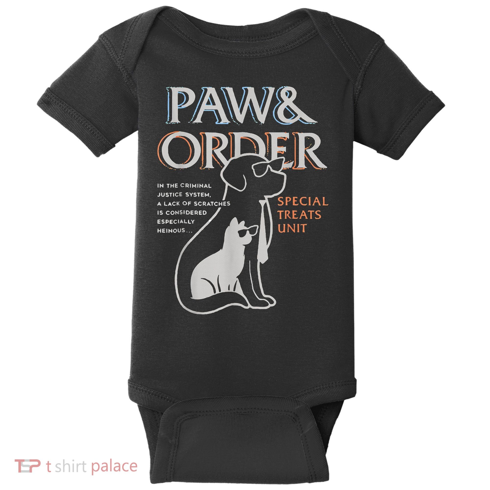 Paw and Order Special Training Dog And Cat Baby Bodysuit