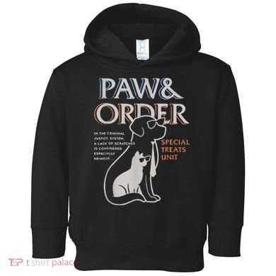 Paw and Order Special Training Dog And Cat Toddler Hoodie