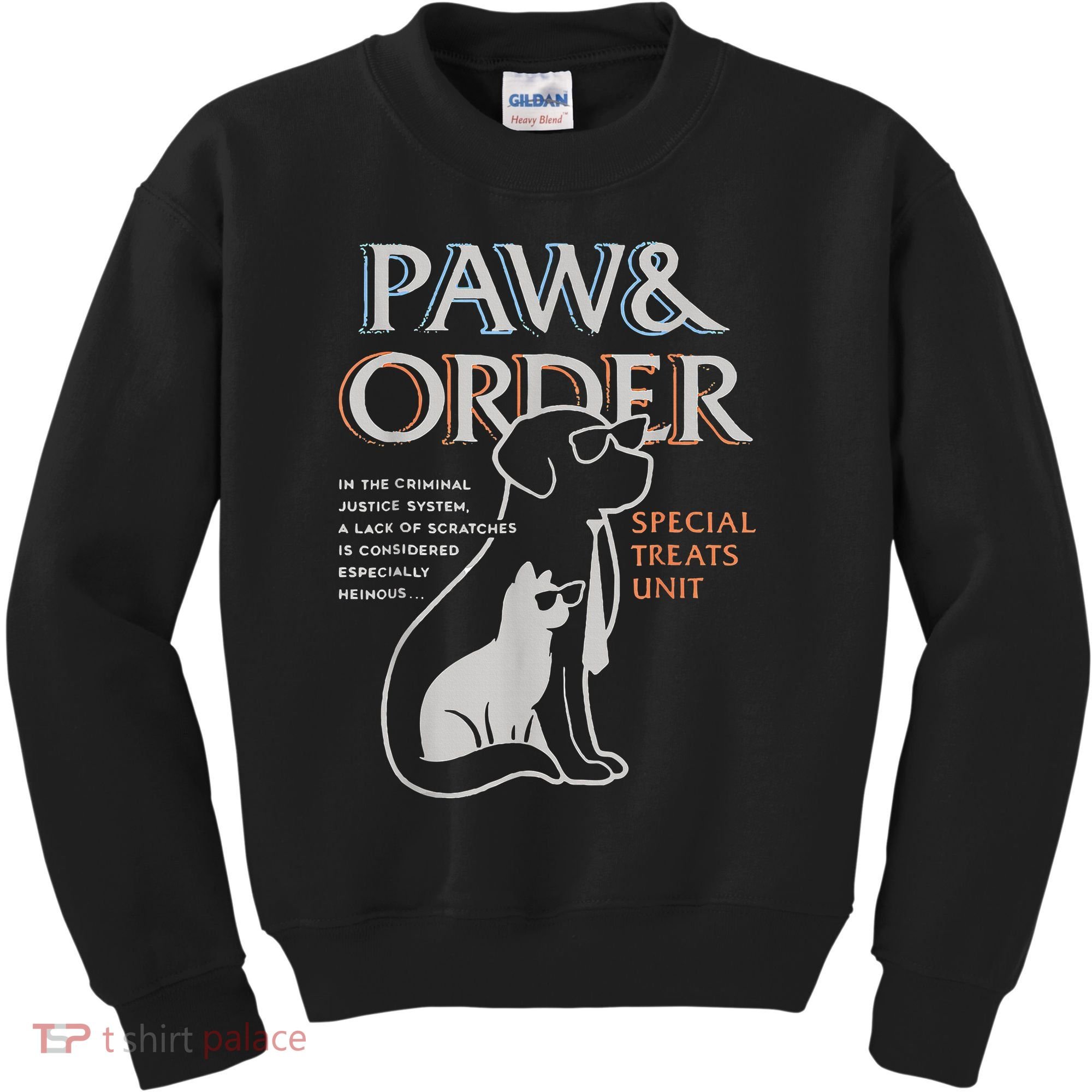 Paw and Order Special Training Dog And Cat Kids Sweatshirt