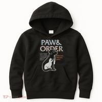 Paw and Order Special Training Dog And Cat Kids Hoodie thumb 0