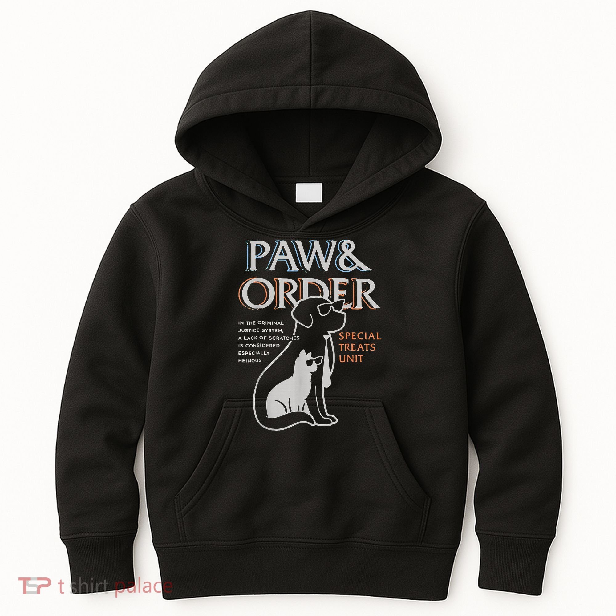 Paw and Order Special Training Dog And Cat Kids Hoodie