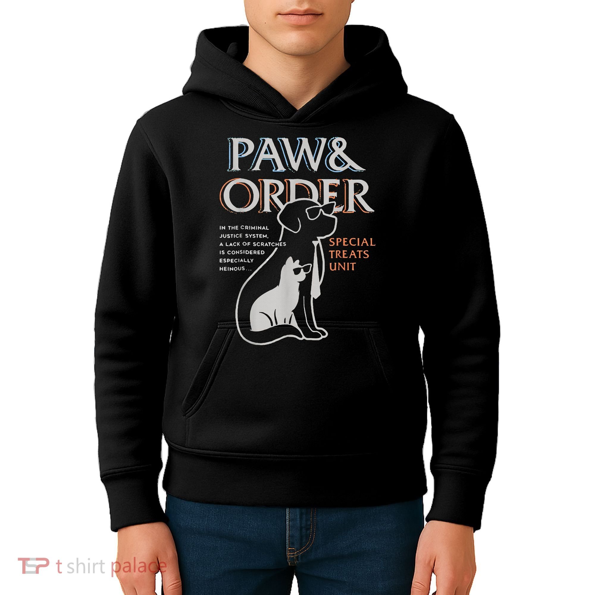 Paw and Order Special Training Dog And Cat Kids Hoodie