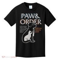 Paw and Order Special Training Dog And Cat Kids T-Shirt thumb 0