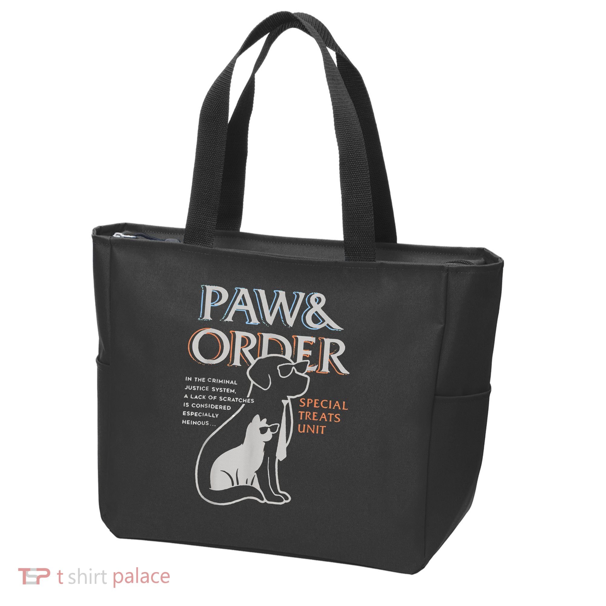 Paw and Order Special Training Dog And Cat Tote Bag